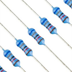 5pcs 68KΩ 1/4W Metal Film Resistors 68KΩ 1%