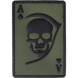 ΣΗΜΑ SURVIVORS DEATH ACE 3D ΛΑΔΙ-ΜΑΥΡΟ ΜΕ VELCRO