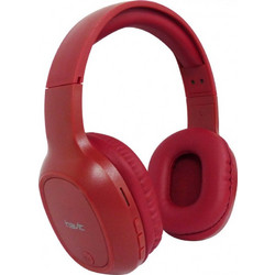 Havit H2590BT Ασύρματα Bluetooth Ακουστικά Over Ear Κόκκινα