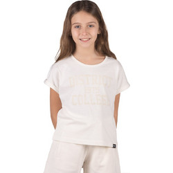 District75 Παιδικό T-Shirt Κοντομάνικο Λευκό 123KGCR-744-092
