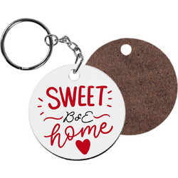 Ξύλινο Μπρελόκ Sweet home