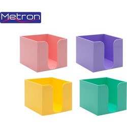 METRON ΚΥΒΟΣ ΚΕΝΟΣ ΠΛΑΣΤΙΚΟΣ ΠΑΣΤΕΛ ΑΣΣΟΡΤΙ