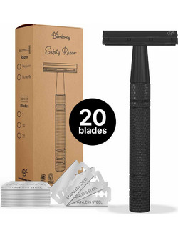 Bamboozy Ξυραφάκι με Ανταλλακτικές Κεφαλές Glossy Black