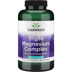 Swanson Triple Magnesium Complex 400mg 300 Κάψουλες