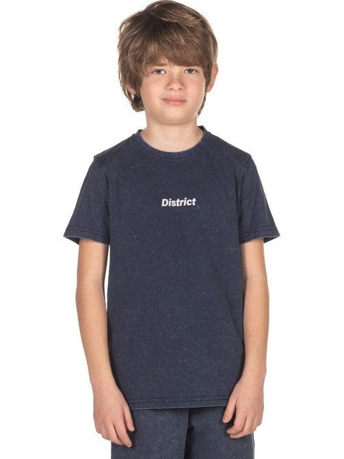 District75 Παιδικό T-Shirt Κοντομάνικο Navy Μπλε 123KBSS-683-011