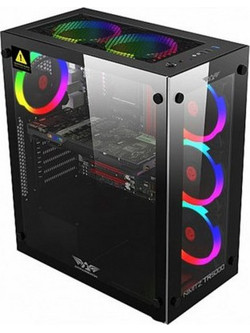 Armaggeddon Nimitz TR5000 Black Gaming Midi Tower Κουτί Υπολογιστή με Πλαϊνό Παράθυρο