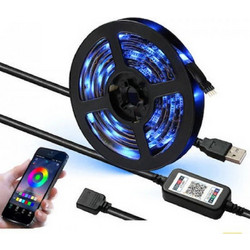 ΤΑΙΝΙΑ LED RGB 5m RIXME ΜΕ MOBILE APP + ΤΗΛΕΧΕΙΡΙΣΜΟ