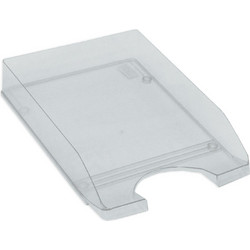 METRON ΔΙΣΚΟΣ ΓΡΑΦΕΙΟΥ ΠΛΑΣΤΙΚΟΣ 26x35x6.5cm FLUO ΔΙΑΦΑΝΟΣ