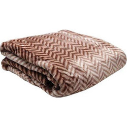 Κουβέρτα Βελουτέ Υπέρδιπλη Ζακάρ Brown Sunshine Home 220x240 cm