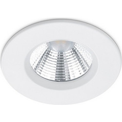 Φωτιστικό Μπάνιου Χωνευτό Zenia LED 5W 3000K 345Lm IP65 Μέταλλο Λευκό Ματ