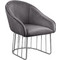 HomeMarkt Πολυθρόνα Βελούδινη Γκρι Cody HM8470.01 HomeMarkt Πολυθρόνα Βελούδινη Γκρι Cody HM8470.01