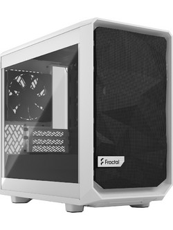 Fractal Design Meshify 2 Nano TG White Mini Tower Κουτί Υπολογιστή με Πλαϊνό Παράθυρο