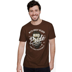 BEARD PRIDE (Κοντομάνικο Ανδρικό / Unisex) - Chocolate