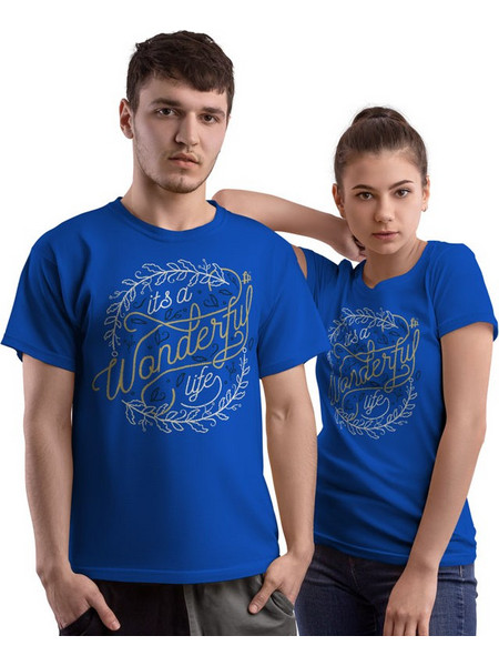 Its A Wonderful Life (Κοντομάνικο Ανδρικό / Unisex) - Royal blue