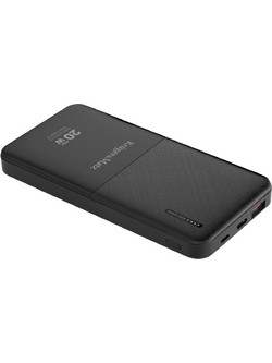 Kruger & Matz KM0904 Power Bank 10000mAh με 2 Θύρες USB-A & Θύρα USB-C Black