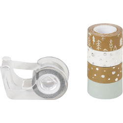 HEYDA ΣΕΛΟΤΕΪΠ MASKING TAPE ΣΕΤ 5τμχ. ΜΕ ΒΑΣΗ ΑΣΤΕΡΙΑ ΑΣΗΜΙ 2835845-39