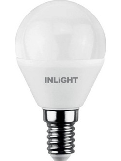 InLight E14 LED G45 8watt 3000K Θερμό Λευκό (7.14.08.14.1)