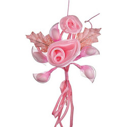 Μπομπονιέρα Γάμου Λουλούδι Με Κουφέτα Μ5900 Ροζ
