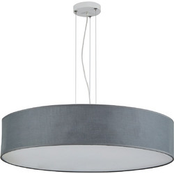Home Lighting Cozy Κρεμαστό Φωτιστικό Οροφής Μονόφωτο Γκρι SE21-GR-70 77-8236