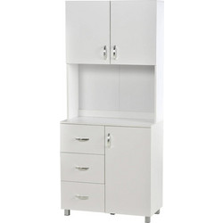 Ξύλινος Μπουφές 80 x 39.5 x 183.5 cm HOMCOM 835-243
