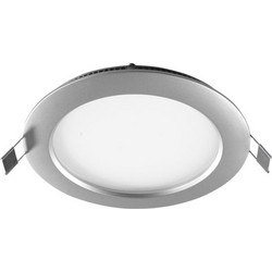 Led panel γκρι στρογγυλό χωνευτό 20W 230V 4000k ενδιάμεσο λευκό φως 120 1700lm - LPL-00151