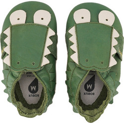 Bobux Soft Sole Snap Forest Βρεφικά Παντοφλάκια Αγκαλιάς Πράσινα 1029-154-18