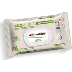 Υγρά Μαντηλάκια Meliconi Eco Wipes (070-0611-SN) για καθαρισμό ψυγείου - 50τμχ MELICONI ECO WIPES FOR REFRIGERATOR