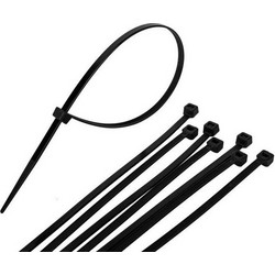 ΔΕΜΑΤΙΚΑ 160mmΧ2.5mm ΜΑΥΡΟ (100pcs)