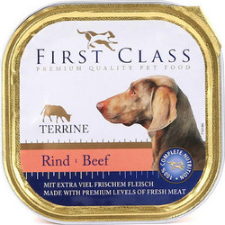First Class Adult Terrine with Beef 300gr