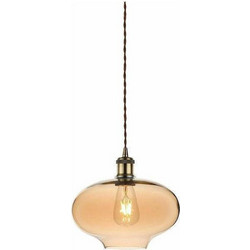V-Tac Vintage Κρεμαστό Φωτιστικό Οροφής Μονόφωτο E27 Μπρονζέ M186188