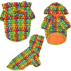 Glee Αδιάβροχο Μπουφάν Σκύλου Juno Multicolor - Small 24cm