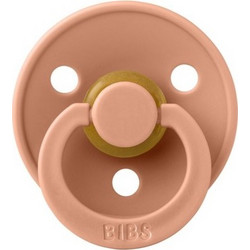BIBS Colour Πιπίλα Καουτσούκ 0m+ Peach
