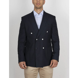 KAYAK ΣΑΚΑΚΙ blazer μπλε σταυρομονόπετο Δύο τσέπες εξωτερικές στα πλάγια , μία κάτω από το πέτο κανονικη γραμμη