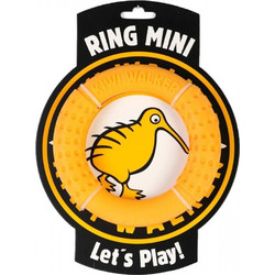 Παιχνίδι σκύλου Kiwi Walker Lets play Ring Maxi 18cm Πορτοκαλί