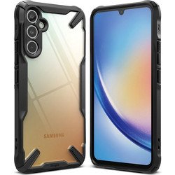 Θήκη Σιλικόνης Ringke Fusion X Case Armored Cover With Frame for Samsung Galaxy A34 5G (FX705E55) Black