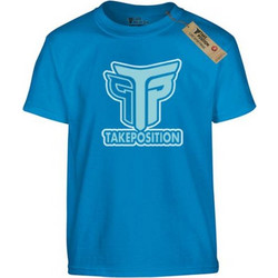 Takeposition Logo Παιδικό T-Shirt Κοντομάνικο Τιρκουάζ 806-0031-76-16
