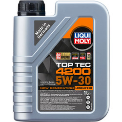 Liqui Moly Top Tec 4200 Συνθετικό Λάδι Αυτοκινήτου 5W-30 1lt