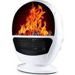 Kεραμικό αερόθερμο Led με Εφέ Φλόγας 500 - 1500 Watt Flame Heater