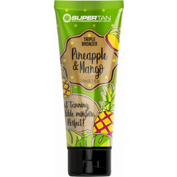 SuperTan Pineapple Mango Triple Bronzer Self Tan Γαλάκτωμα Dark Σώματος 150ml