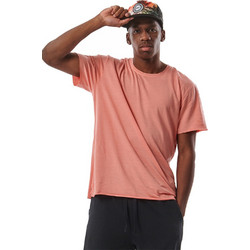 Body Action Natural Dye Raw Cut T-Shirt Πορτοκαλί 053324-10A