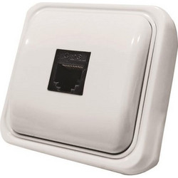 ΠΡΙΖΑ ΜΙΝΙ DATA ΜΟΝΗ RJ45 8P8C ΛΕΥΚΗ IP20