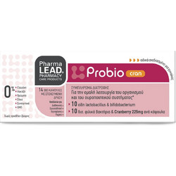 Pharmalead Probiotic Cran Προβιοτικά 14 Κάψουλες