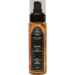 Simply Herbal Καρύδα Λάδι Μαυρίσματος Προσώπου & Σώματος 100ml