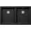 Schock Cristalite Manhattan 30290U-1401 Υποκαθήμενος Νεροχύτης Γρανίτη Ματ Nero 75X45.6cm