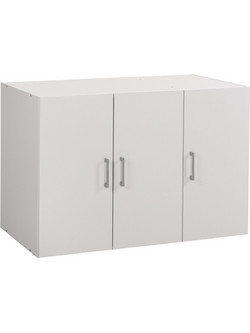 HomeMarkt Τρίφυλλo Πατάρι Ντουλάπας Λευκό 90.2x42x60cm HM351.05