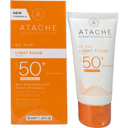 Atache Be Sun Light Fluid Αντηλιακή Κρέμα Προσώπου SPF50+ 50ml