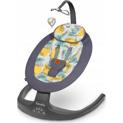 Lionelo Ralf Relax Μωρού Κούνια με Μουσική έως 9kg Grey Stone