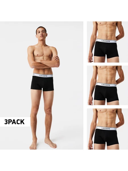 Lacoste 3-Pack Men's Trunks Black 38H3472-031