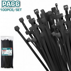 TOTAL ΔΕΣΤΡΑΚΙΑ ΜΑΥΡΑ 350 Χ 4.8mm 100ΤΕΜ (THTCTB35048)