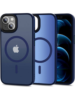 Tech-Protect Magmat MagSafe Back Cover Matte Navy (iPhone 13)